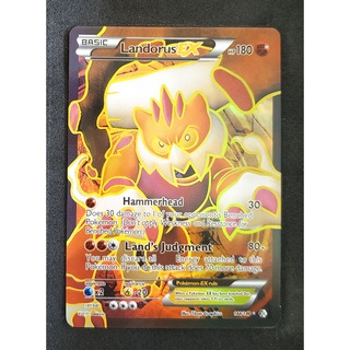 Landorus EX 144/149 แลนด์ลอส Pokemon Card Vivid Series ภาษาอังกฤษ