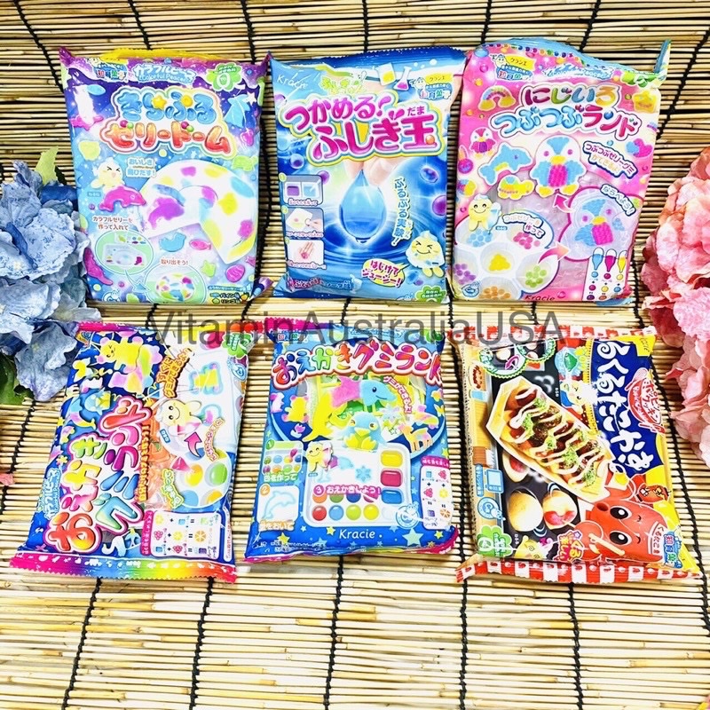 ขนมญี่ปุ่น Kracie Popin cooking ขนมDIY มีให้เลือกมากมายหลายแบบ นำเข้าจากประทศญี่ปุ่น