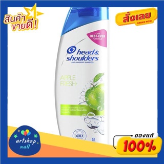 Head &amp; Shoulders เฮดแอนด์โชว์เดอร์ แอปเปิ้ลเฟรช แชมพูขจัดรังแค 330ml