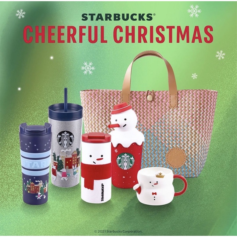 Starbucks collection Christmas 2021 แก้วสตาร์บัคของแท้