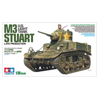 โมเดลประกอบ Tamiya 1/35 TA35360 M3 STUART U.S. LIGHT TANK