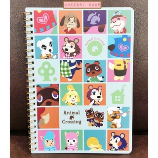 สมุดริมลวด Animal Crossing จากญี่ปุ่น ขนาด 15 x 22 ซม. 80 หน้า