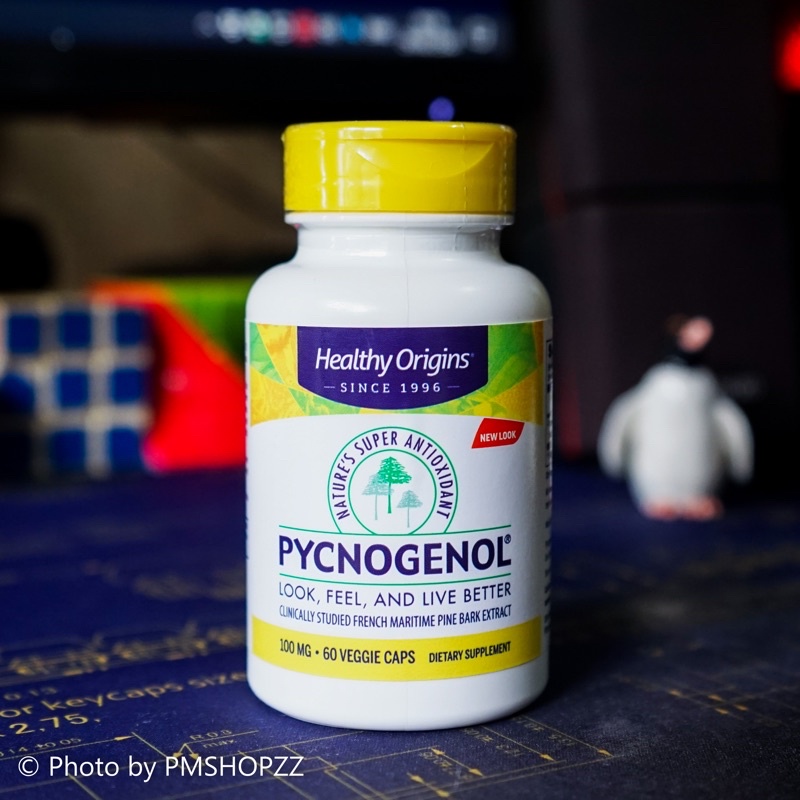 [พร้อมส่ง] เปลือกสนสกัด Healthy Origins , Pycnogenol , 100 Mg , 60 เม็ด ...