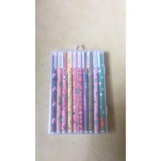 ปากกาเจล10 สีสวย 1 แถม1 พร้อมกล่อง