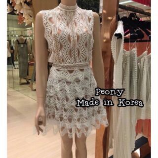 ((พร้อมส่ง)) กระโปรง ลูกไม้ JSD