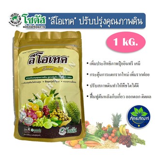 (1 KG)ลีโอเทค สารปรับปรุงคุณภาพดิน สูตรเข้มข้น ละลายน้ำ 100% ช่วยให้ดินมีความสามารถในการกักเก็บธาตุอาหารและน้ำได้ดีขึ้น