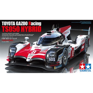 💥ใส่โค้ดลดเพิ่ม 20฿💥🏆 TAMIYA 24349 ชุดประกอบจำลองมาตราส่วน 1:24 TOYOTA GAZOO Racing TS050 HYBRID โมเดลประกอบสร้างทำสีเอง