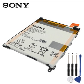 แบตเตอรี่ LIS1520ERPC สำหรับ Sony XL39h Xperia Z C6802 Ultra C6833 Togari L4 ZU แบตเตอรี่ของแท้ 3000 มิลลิแอมป์ชั่วโมง