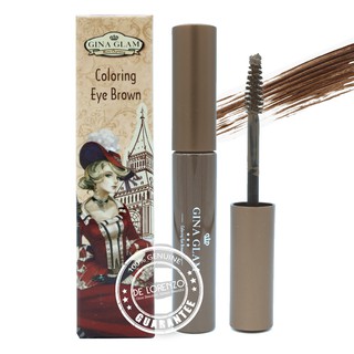 Gina Glam Coloring Eye Brown EyeBrow Mascara G38 จีน่าเกลม มาสคาร่าคิ้ว ที่เขียนคิ้ว จีน่าแกรม มาสคาร่าปัดคิ้ว เขียนคิ้ว