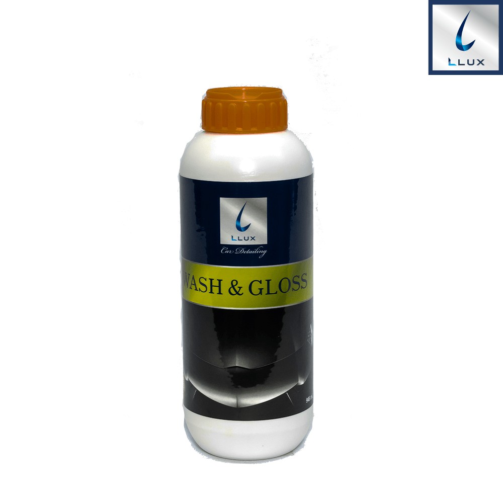 LLUX WASH & GLOSS ผลิตภัณฑ์ล้างและเคลือบเงาสีรถในขั้นตอนเดียว  USA 5 Stars Performance