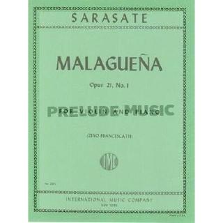 (Violin and PIano) Sarasate: Malaguena op.21/1 (IMC2651)