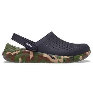 CROCS CAMO รุ่น Crocs™ Literide Printed Camo Clog รองเท้าคร็อค ลายทหาร ใส่ได้ทั้งหญิงและชาย