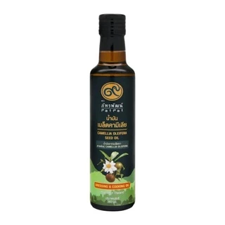 น้ำมันเมล็ดชา ตราภัทรพัฒน์ EXP : 12/2027 ขนาด 250 มล. โฉมใหม่ !!! ( Camellia Oleifera Seed Oil ) 250 ml.