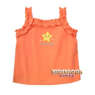 [แท้]GB521 เสื้อ Gymboree รุ่น Sparkle Star Tank (สำหรับเด็กอายุ 1-3 ปี) เสื้อยืด เนื้อดี ใส่สบาย