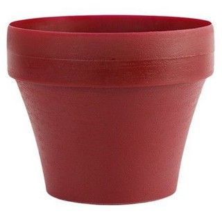 กระถางพลาสติก BABA ไซส์ S 16 ซม. สีแดง  PLASTIC PLANT POT BABA BI S 16CM RED