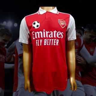 เสื้อทีมอาเซนอลคอปกสีแดง ตัวใหม่2023 เกรดนักเตะ