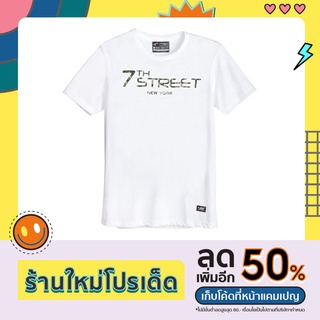 เสื้อยืดแขนสั้นผู้ชาย 7th Street  รุ่น 7th ลายทหาร