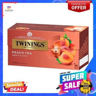 ทไวนิงส์ พีช เฟลเวอร์ ซี24 2ก.X25ซองTWININGS PEACH FLAV HPOR C24 2G.X25S.