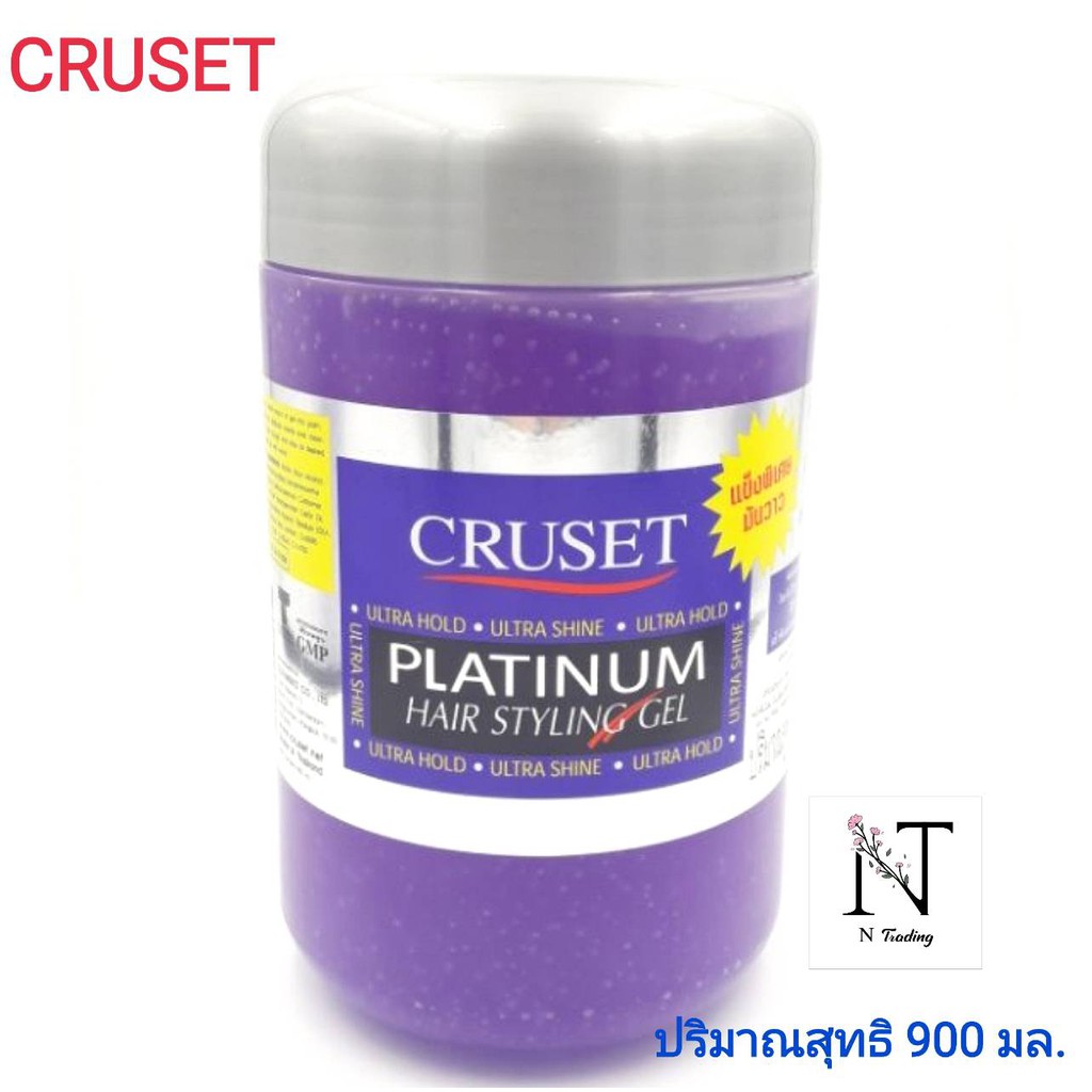 เจลแต่งผม เยล ครูเซ็ท แพลทตินั่ม ชนิดแข็งพิเศษมันวาว ปริมาณ 900 มล./ CRUSET PLATINUM HAIR STYLING GE