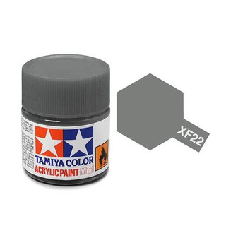 สีสูตรน้ำทามิย่า Tamiya Acrylic XF22 RLM Grey 10ml