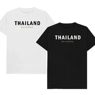 เสื้อยืดคอกลมcrew neckเสื้อยืดลาย THAILAND เก็บเงินปลายทาง ตรงปก 100% เสื้อยืดผู้ชาย เสื้อยืดผู้หญิง เสื้อยืด 2022S-4XL