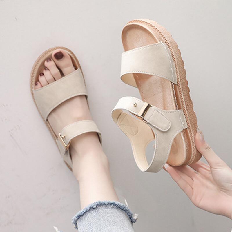 รองเท้าแตะรัดส้น แฟชั่นผู้หญิง (เท้าอวบแนะนำเพิ่ม 1 ไซส์)👡👡