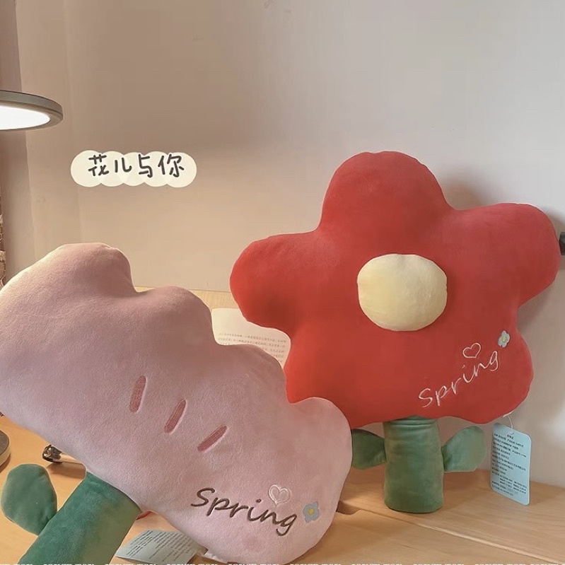 มาใหม่ พร้อมส่ง หมอนดอกลิลลี่ ทิวลิป หมอน นก กุหลาบ ตกแต่งห้อง ของขวัญปีใหม่ ของขวัญวันเกิด Happa.bkk