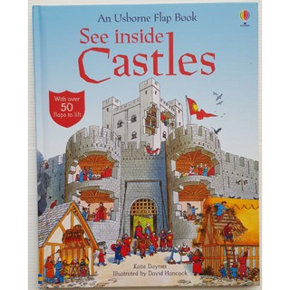 See inside Castles เหมาะสำหรับ 6 ขวบ+  Board book กระดาษแข็งทุกหน้า with flaps