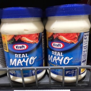 REAL MAYO KRAFT BRAND เรียล มาโย มายองเนส ตราคราฟท์ 443 มล.
