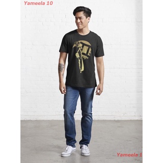 เสื้อยืดผ้าฝ้ายพิมพ์ลายแฟชั่นYameela 10 เซนต์เซย์ย่า เสื้อยืดพิมพ์ลาย Gold Saint Gemini Essential T-Shirt เสื้อยืดลายอนิ