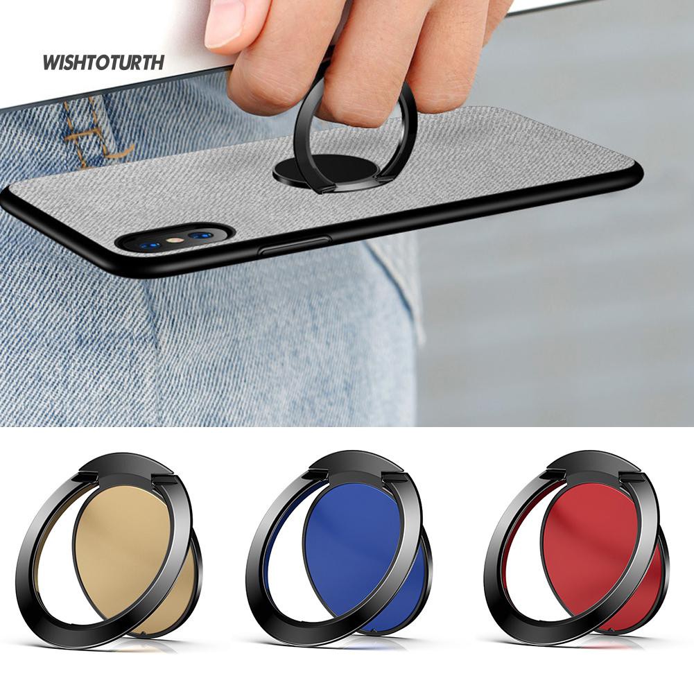 WT Universal 360 Degrees Rotary Ultra Slim Metal Finger Ring Phone