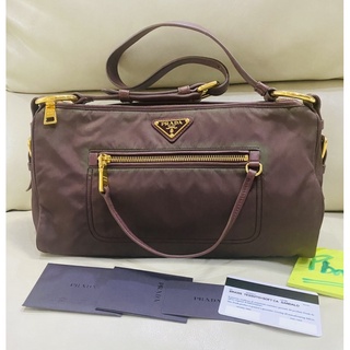 Prada Shoulder Bag  Purple Nylon