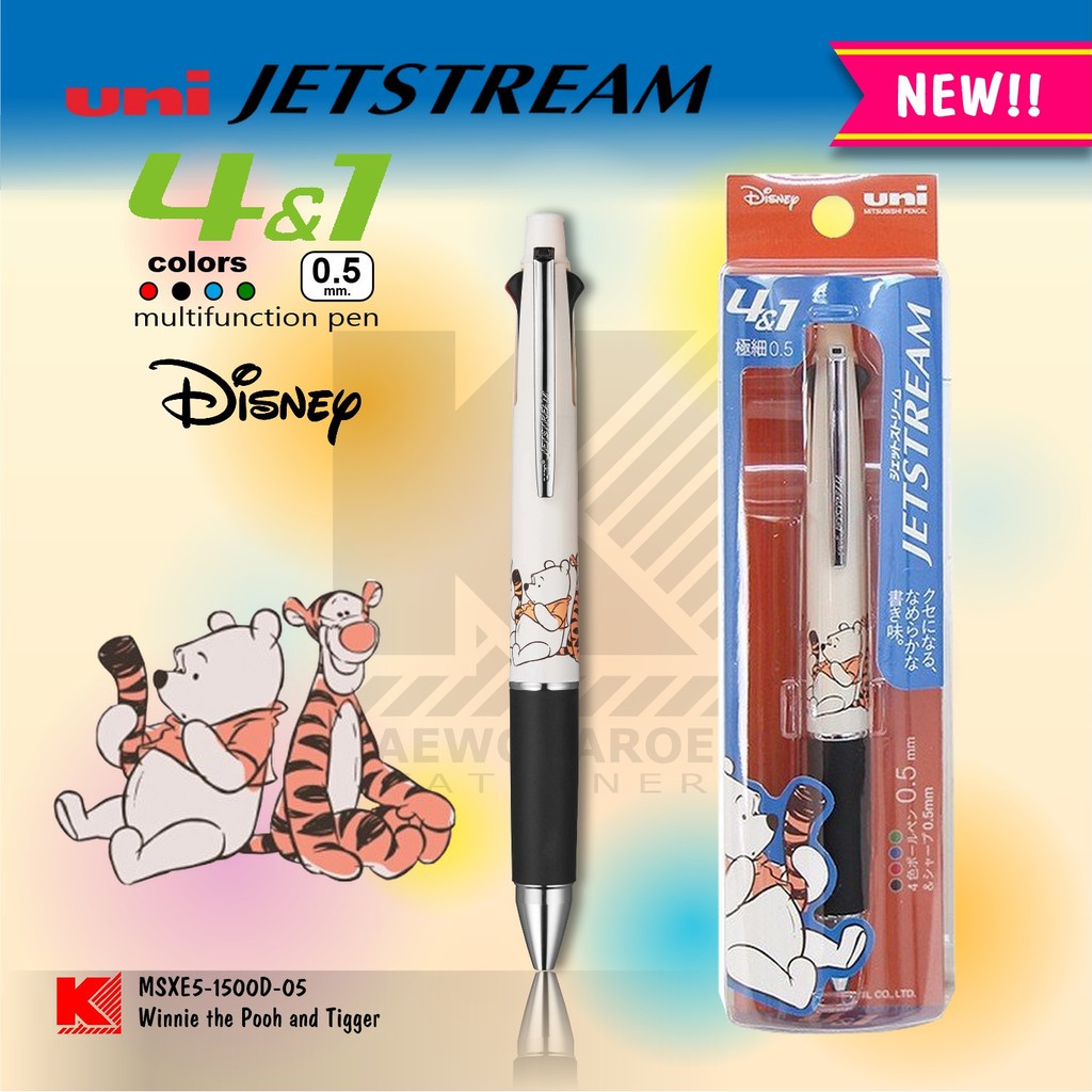 ปากกา 5 ระบบ Uni Jetstream 4+1 Disney Limited Edition ขนาด 0.5 มม. - รูปที่ 3