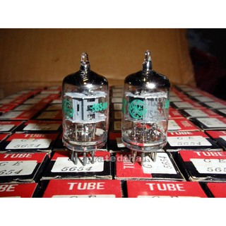 หลอด Matched gm NOS GE 5654W 6AK5 EF95 E95F USA Tube Valve ( 1 คู่ )