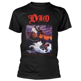 [S-5XL] เสื้อยืดผ้าฝ้าย พิมพ์ลายวงร็อค Dio Holy Diver Album Metal PIeenc75KPfiff52