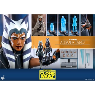 🕊️พร้อมส่ง ฟิกเกอร์ โมเดล ของสะสม Hot Toys TMS021 1/6 Star Wars: The Clone Wars™ - Ahsoka Tano™