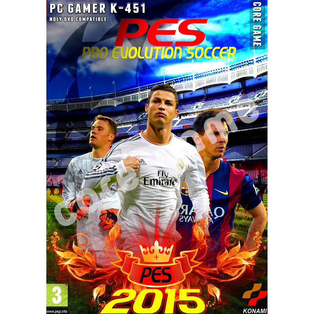 Pro evolution soccer 2015 (PATCH UPDATE 8.4) แผ่นและแฟลชไดร์ฟ  เกมส์ คอมพิวเตอร์  Pc และ โน๊ตบุ๊ค