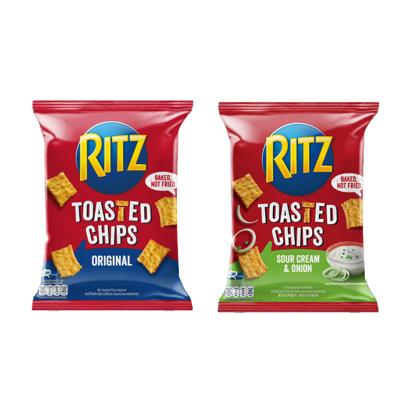 Ritz Toasted Chips ริทซ์ โทสเต็ด ชิปส์ 45 กรัม (เลือกรสได้)