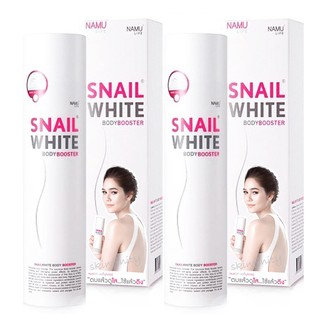 Snail White Body Booster สเนล ไวท์ บอดี้ บูสเตอร์กระชัับผิว ใช้แล้วตีง   200g. (2 ขวด)