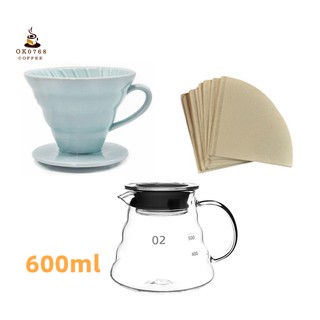 เซรามิก v 60 เรียวมือกรองกาแฟถ้วยเกลียวหยดกรองถ้วย