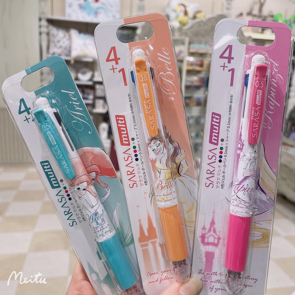✨มีลรยใหม่No.12-14✨ปากกาเจล Sarasa Multi 4+1 Disney Store Japan 100% - รูปที่ 6