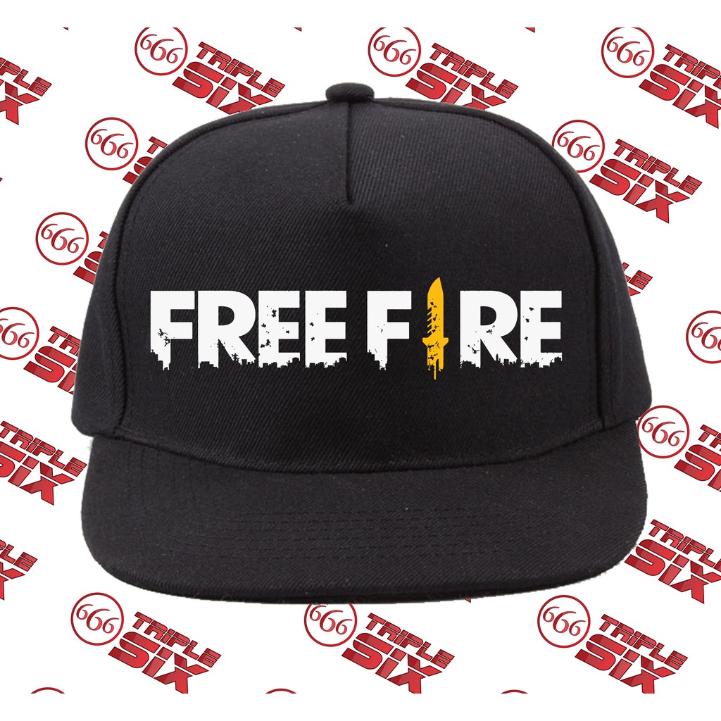หมวก Snapback ผ้าฝ้าย Garena Free Fire