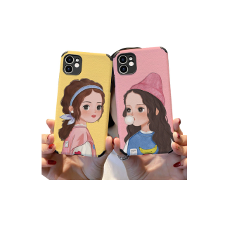 เคสไอโฟน เคสมืซิลิโคน ลายน่ารัก ป้องกันการตก สำหรับ iPhone 6 6s Plus 7 8 Plus SE X XS XR XS MAX 11 11pro 11promax 12 12promax Mini