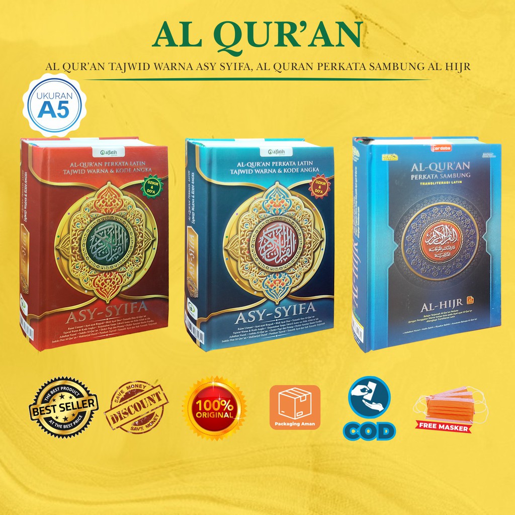 Al Quran A5 Memorization Words Tajweed Tajweed อุปกรณ์เสริมสําหรับใช้ใน ...