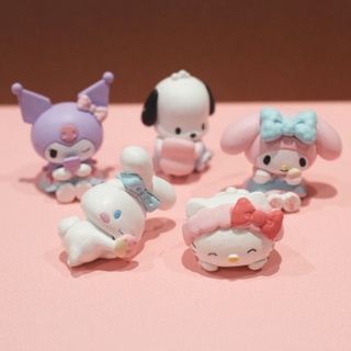 ตุ๊กตาแคปซูลญี่ปุ่น Sanrio All-Star Cinnamon Dog Kuromi แฮนด์เมด ของเล่นสําหรับเด็ก