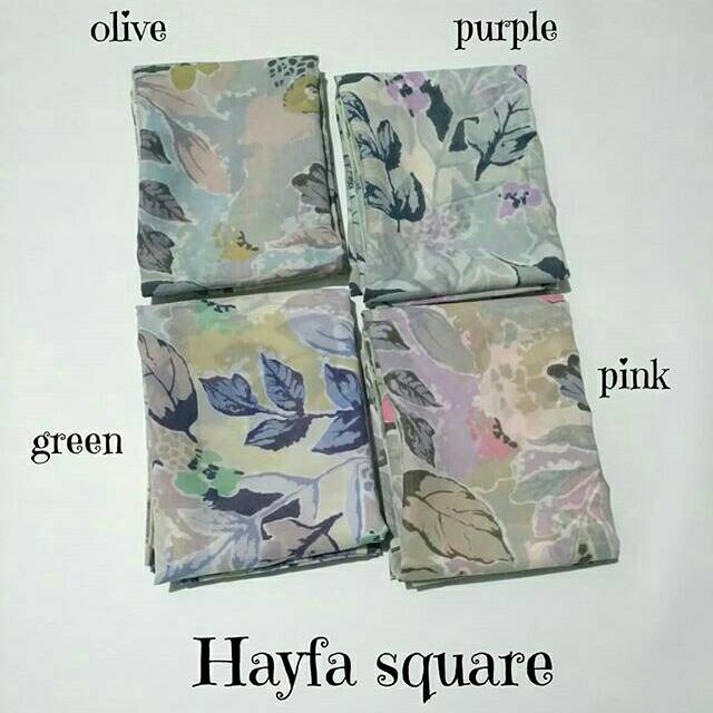 SQUARE HIJAB / FINE CHIFFON HIJAB / HAYFA SQUARE