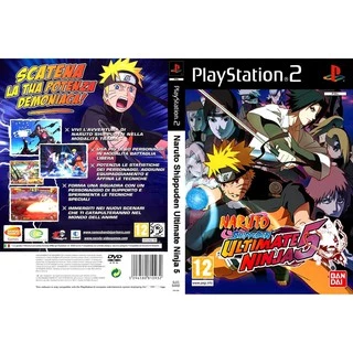 แผ่นเกมส์ Naruto Shippuden - Ultimate Ninja 5 PS2 Playstation2 คุณภาพสูง ราคาถูก