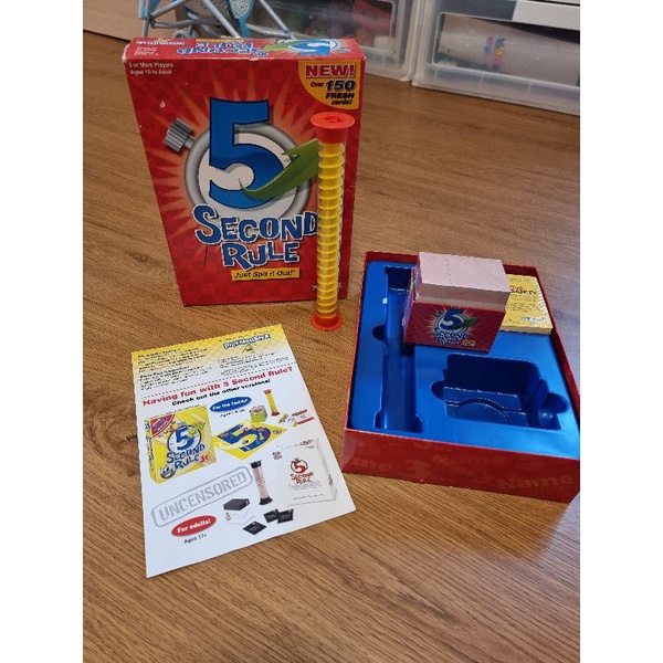 Board game 5 Second Rule