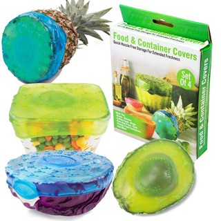 ซิลิโคนครอบอาหาร Food Container Covers รุ่น FoodContainerCovers-01Jul-J1