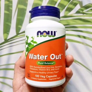 อ า ห า ร เ ส ริ ม ขั บ ปั ส ส า ว ะ Water Out Fluid Balance 100 Veg Capsules (Now Foods®)